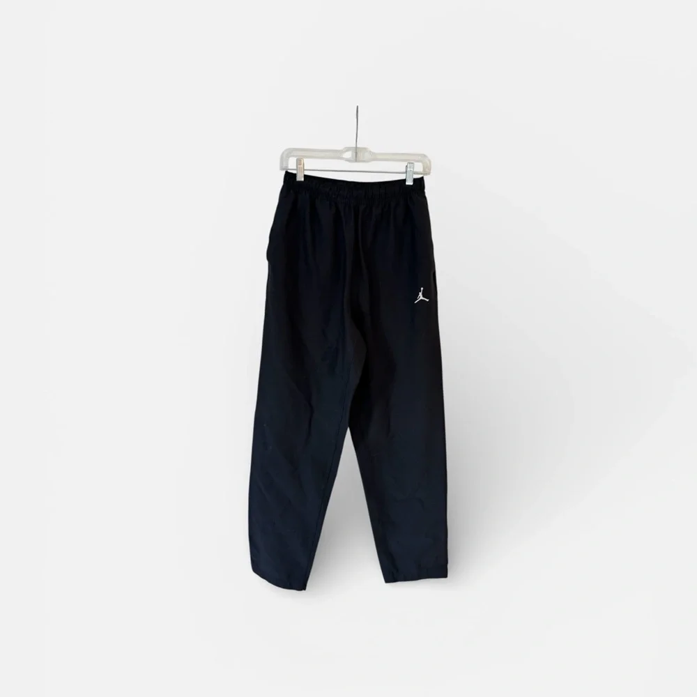 Jordan‎ Black Joggers with Red Logo